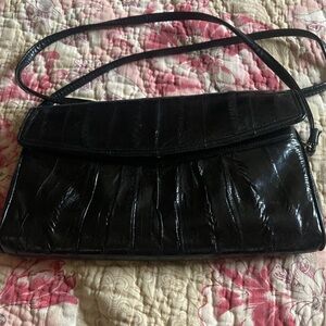 Elegant Black Eel Women's Bag